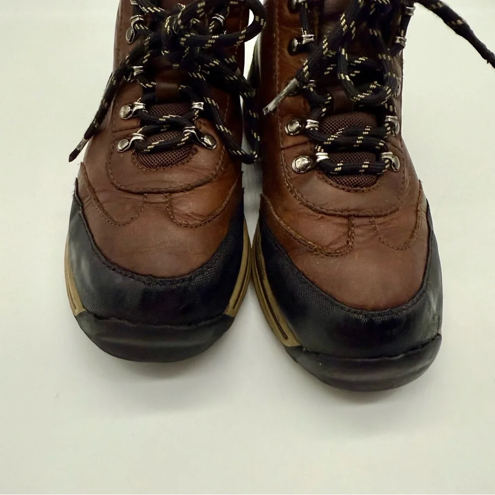 Timberland Back Road Hiker Leather boots Brown Black Boys Size 2